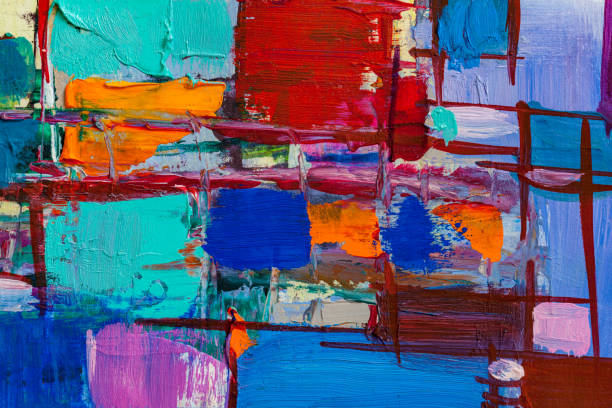 istock Abstract paintings. Hand drawn oil painting. Color texture. 1167762614