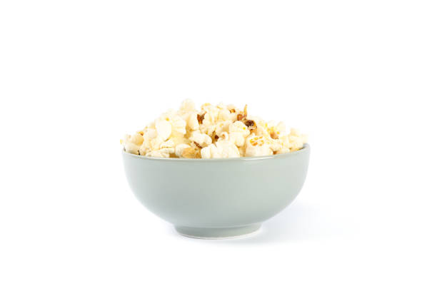 istock Bowl with popcorn isolated on white background 1167763127