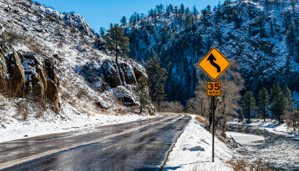 istock Poudre Canyon in Winter 1167767505