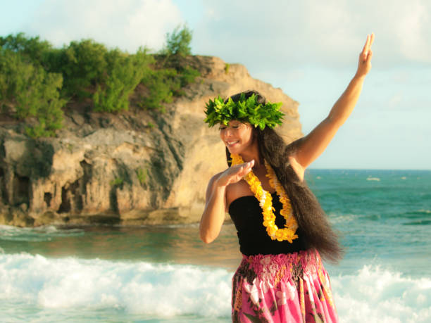 istock Hawaiian Hula Dancer on the Beach of Kauai 1167772492