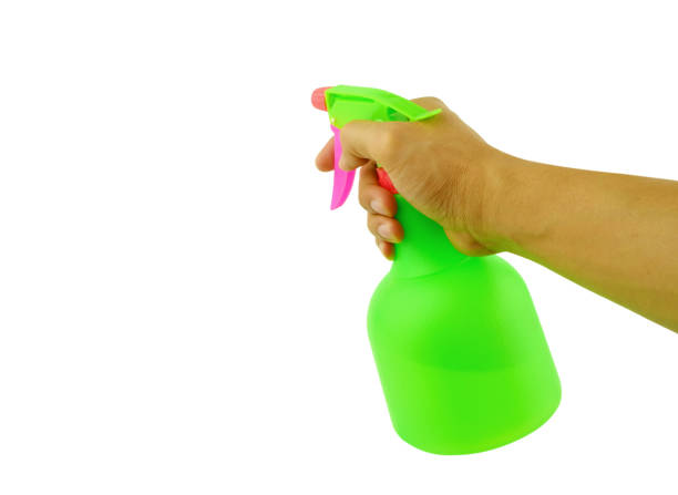 istock hand holding pump sprayer preparation to washing 1167780873