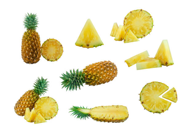 istock set of different pineapple position isolated 1167781070