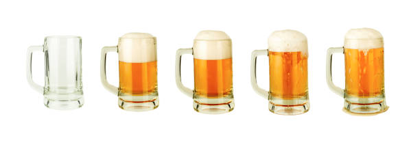 istock set of beer in mug isolated 1167782600
