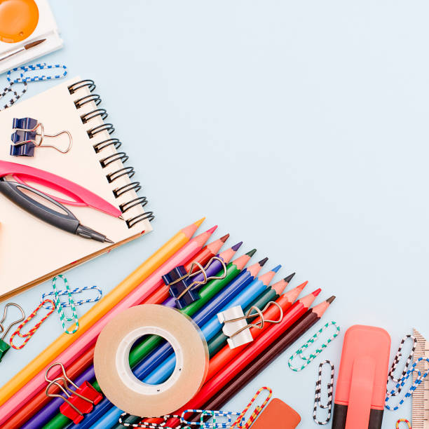istock Education or back to school concept. Flat lay. 1167787386