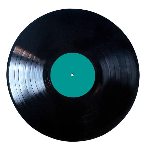 istock Black vinyl record isolated on white background 1167787447