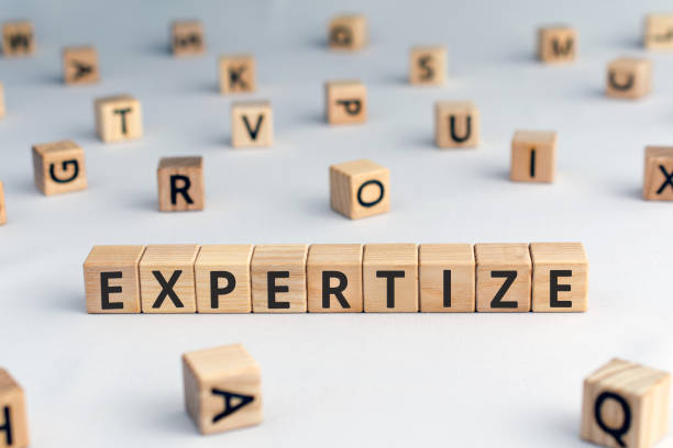 istock Expertize - word from wooden blocks with letters 1167791764
