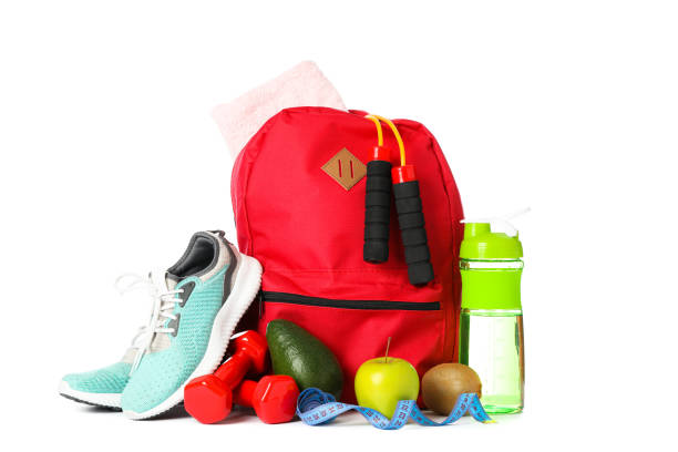 istock Healthy lifestyle accessories isolated on white background 1167791824