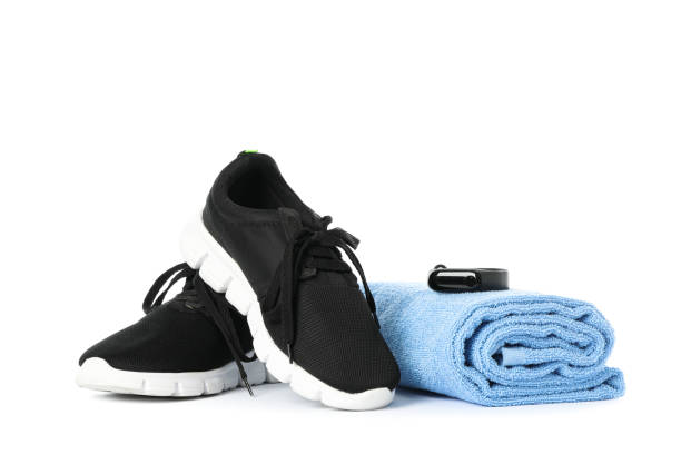 istock Healthy lifestyle accessories isolated on white background 1167792486