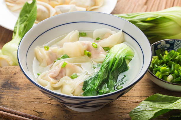 istock Chinese wonton dumpling in clear soup 1167795657