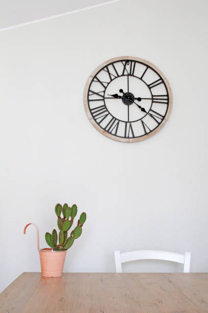 istock Opuntia rufida in dining room - chair and clock 1167798323