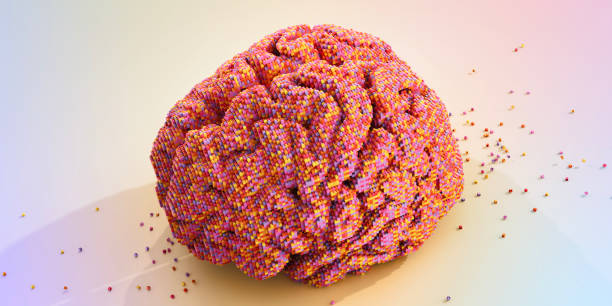 istock Multi-Coloured Model Brain Made From Toy Building Blocks 1167798488
