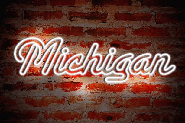 istock Michigan Neon Sign 1167801002