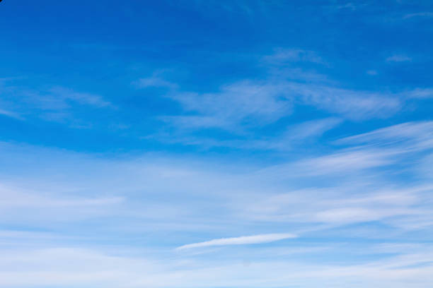 istock dense blue clouds in twiling sky in winter evening. 1167808243