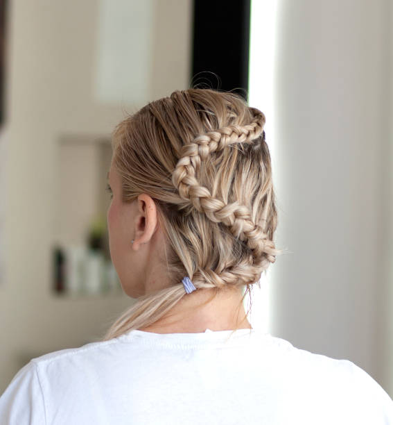 istock Young woman with braided hairstyle 1167809067