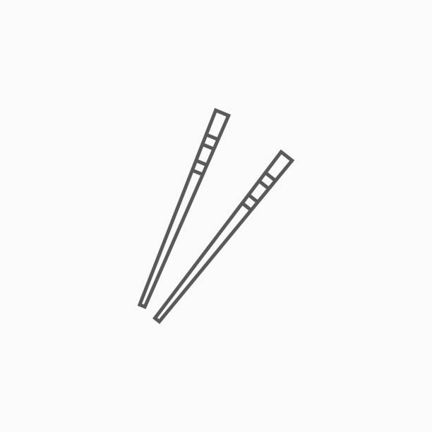 chopsticks icon chopsticks icon chopsticks stock illustrations