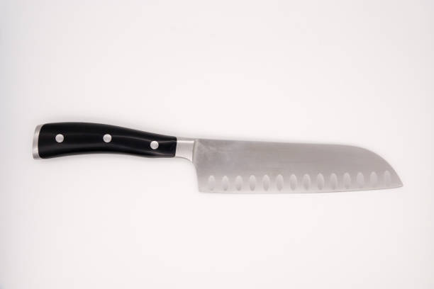 istock Isolated 8-inch chef kitchen sharpen knife on white background 1167815790