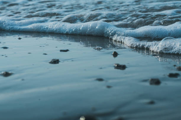 istock the small waves on the beach 1167817446
