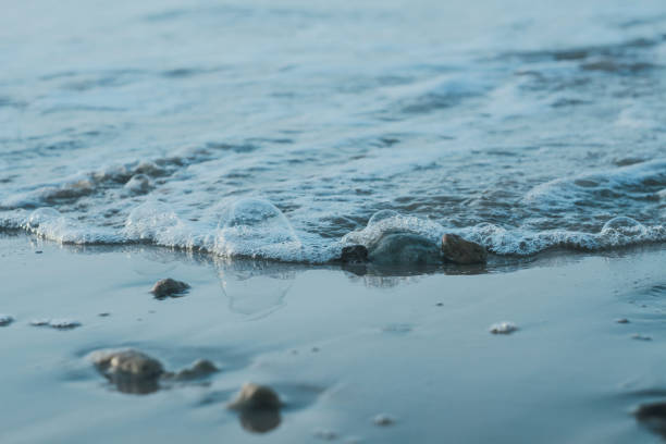 istock the small waves on the beach 1167817960