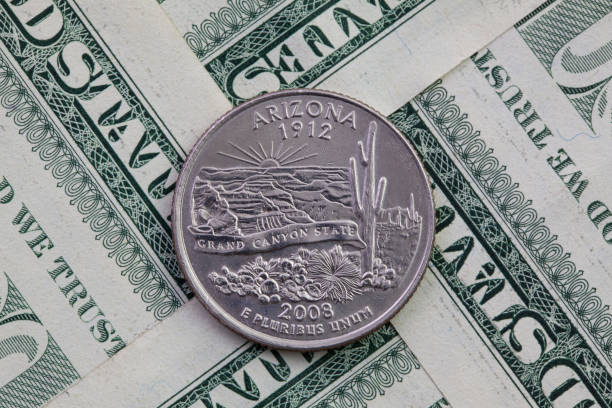 istock A quarter of Arizona on US dollar bills 1167822031