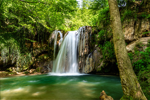 Blederija waterfall in Serbia