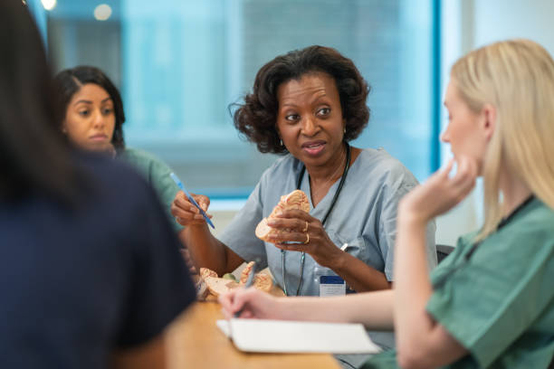 istock Surgical medical team in meeting 1167824457