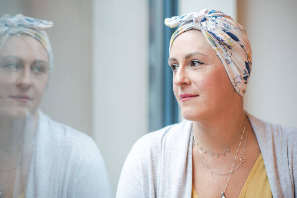 istock Courageous woman with caner 1167824477