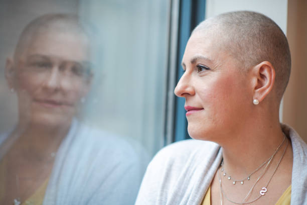 istock Courageous woman with caner 1167824481