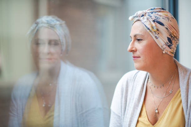 istock Courageous woman with caner 1167824490