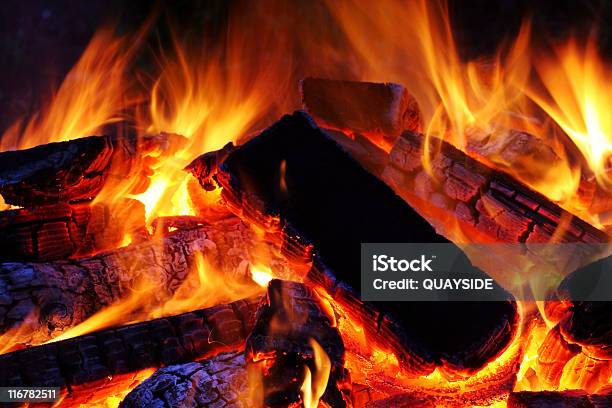 Fire Stock Photo - Download Image Now - Accidents and Disasters, Ash, Bonfire