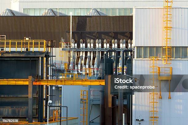 Machinery Building Stock Photo - Download Image Now - Airplane Hangar, Building Exterior, Built Structure