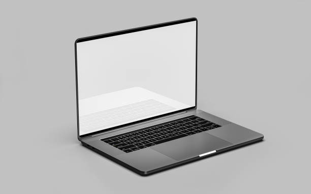 istock Laptop template isolated on white. Mockup. 1167827506
