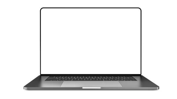istock Laptop template isolated on white. Mockup. 1167827531