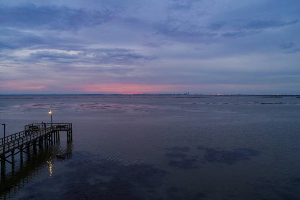 istock Evening sky on Mobile Bay on the Alabama Gulf Coast 1167836946