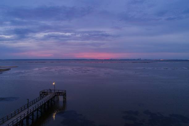 istock Evening sky on Mobile Bay on the Alabama Gulf Coast 1167837273