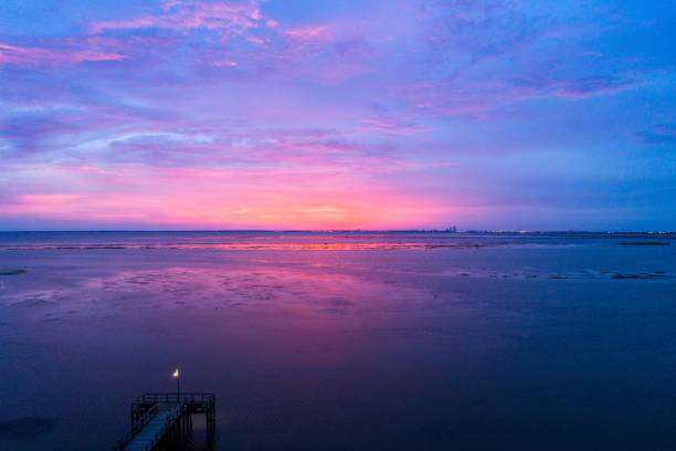 istock Evening sky on Mobile Bay on the Alabama Gulf Coast 1167838199