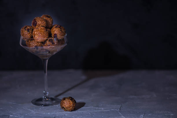 istock Healthy energy oatmeal balls or bites 1167838280