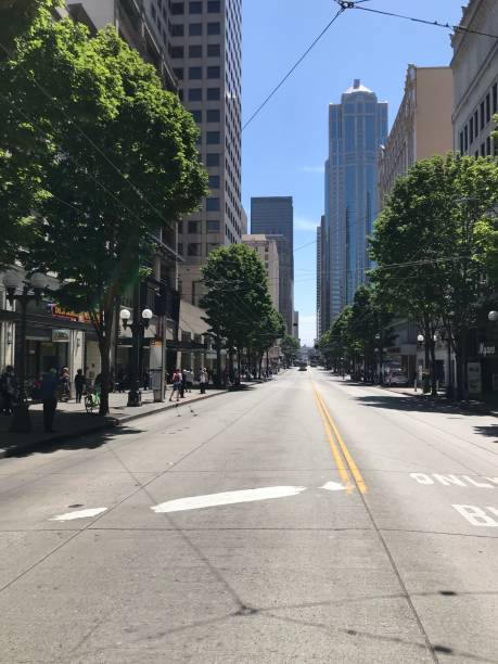 istock Street in Seattle, WA 1167846794