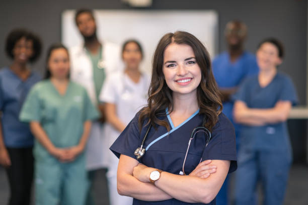istock Portrait of multi-ethnic medical team 1167849883