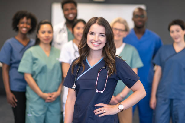 istock Portrait of multi-ethnic medical team 1167849885