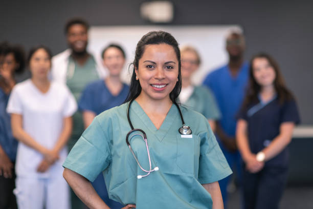 istock Portrait of multi-ethnic medical team 1167849896