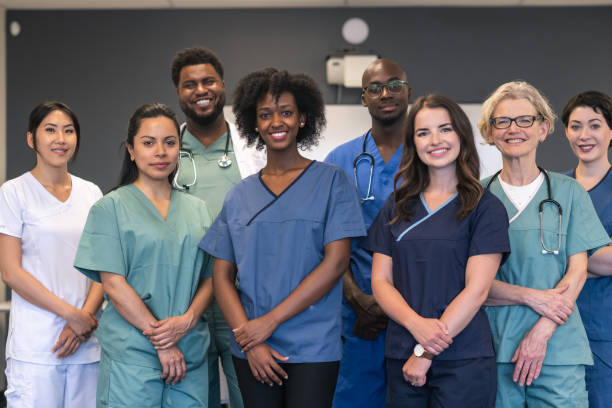 istock Portrait of multi-ethnic medical team 1167849907