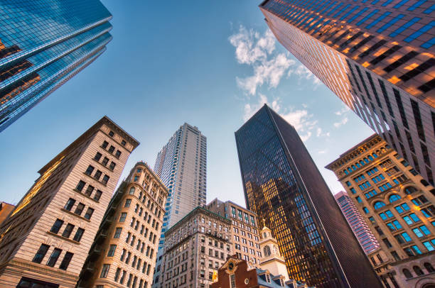 istock Boston downtown financial district and city skyline 1167857688