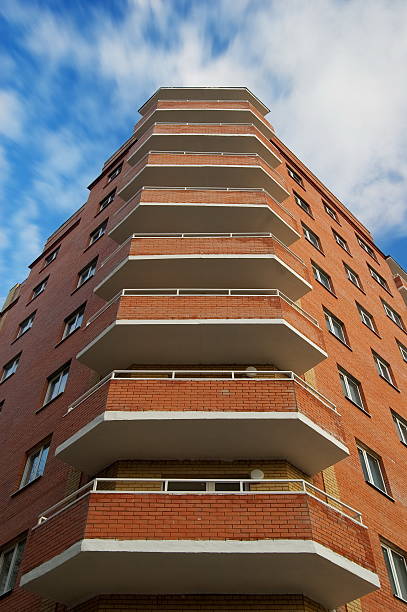istock The high house against clouds 116786534