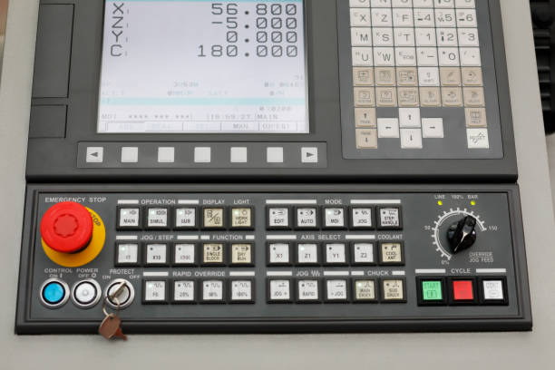 istock closeup of CNC machining center control panel 1167870798