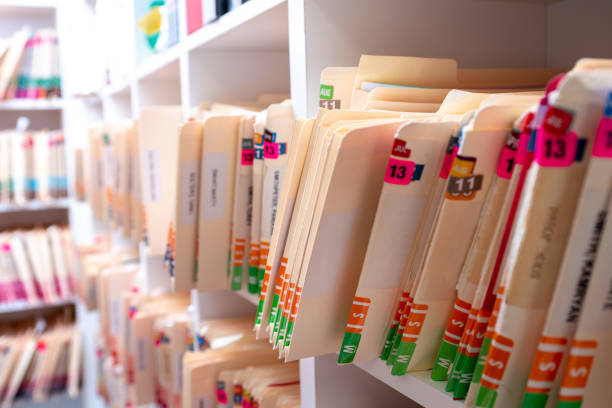 istock Medical Records on a Shelf 1167871270