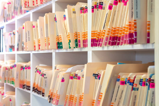 istock Medical Records on a Shelf 1167871369