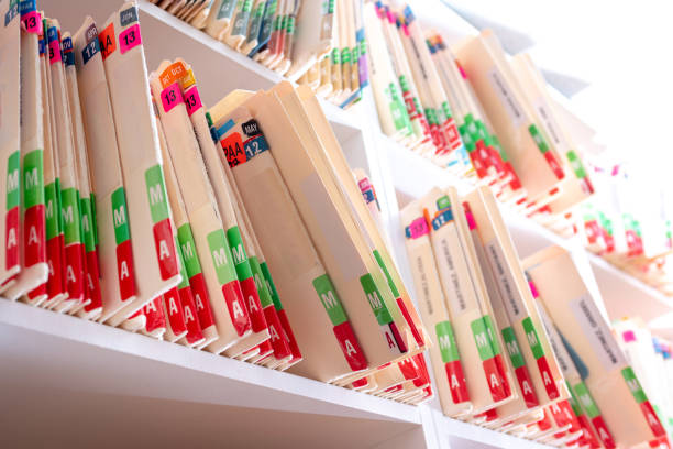 istock Medical Records on a Shelf 1167872050