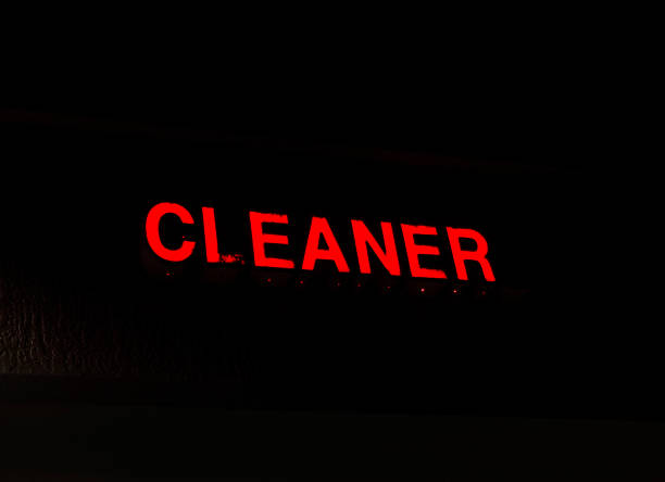 istock Red Dry Cleaners Sign 1167882493