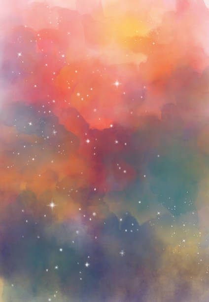 istock Abstract galaxy watercolor backgrounds 1167895714
