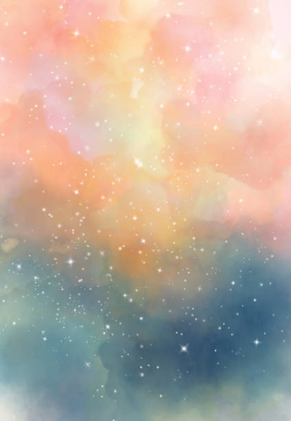 istock Abstract galaxy watercolor backgrounds 1167895715